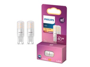 Philips LED capsulelamp G9 3,7W warm wit 2 stuks