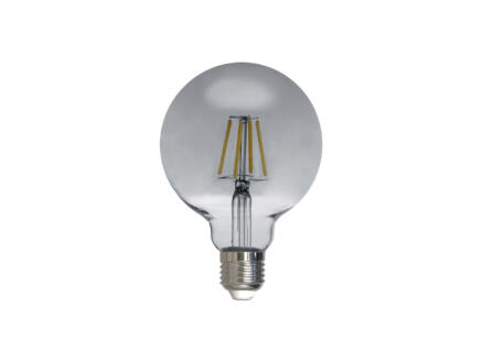 Trio LED globelamp met filament E27 6W dimbaar + afstandsbediening 1