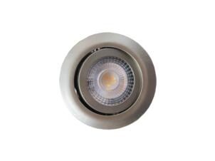 Prolight LED inbouwspot 5W dimbaar nikkel 3 stuks
