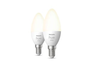 Philips Hue LED kaarslamp E14 5,5W dimbaar 2 stuks