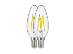 Select Plus LED kaarslamp filament E14 4W warm wit 2 stuks