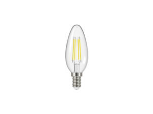 Prolight LED kaarslamp filament E14 4W warm wit