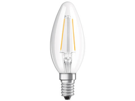 Osram LED kaarslamp helder E14 2W warm wit 1