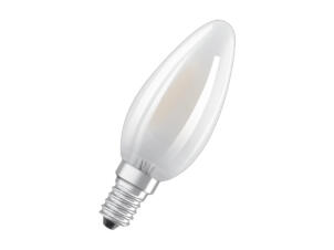 Osram LED kaarslamp mat E14 4W warm wit 2 stuks