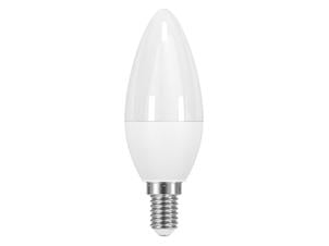 Prolight LED kaarslamp mat E14 4W warm wit