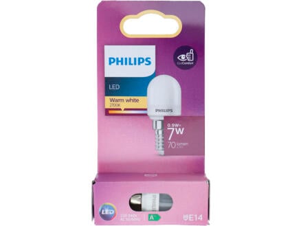Philips LED koelkastlamp E14 0,9W warm wit 1