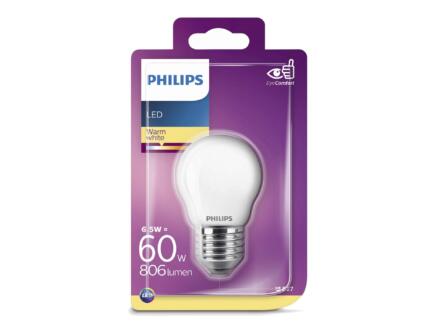 Philips LED kogellamp E27 7W warm wit 1