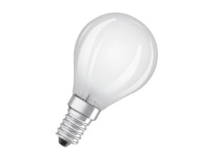 Osram LED kogellamp mat E14 4W warm wit