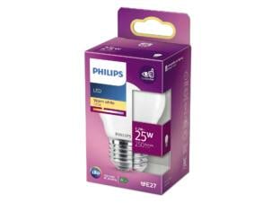 Philips LED kogellamp mat E27 2,2W