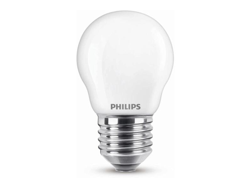 Philips LED kogellamp mat E27 6,5W