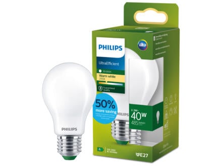 Philips LED peerlamp E27 40W warm wit