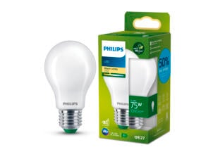 Philips LED peerlamp E27 75W warm wit