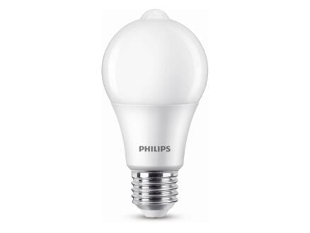 Philips LED peerlamp E27 8W met sensor