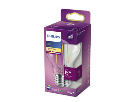 Philips LED peerlamp filament E27 1,5W 1