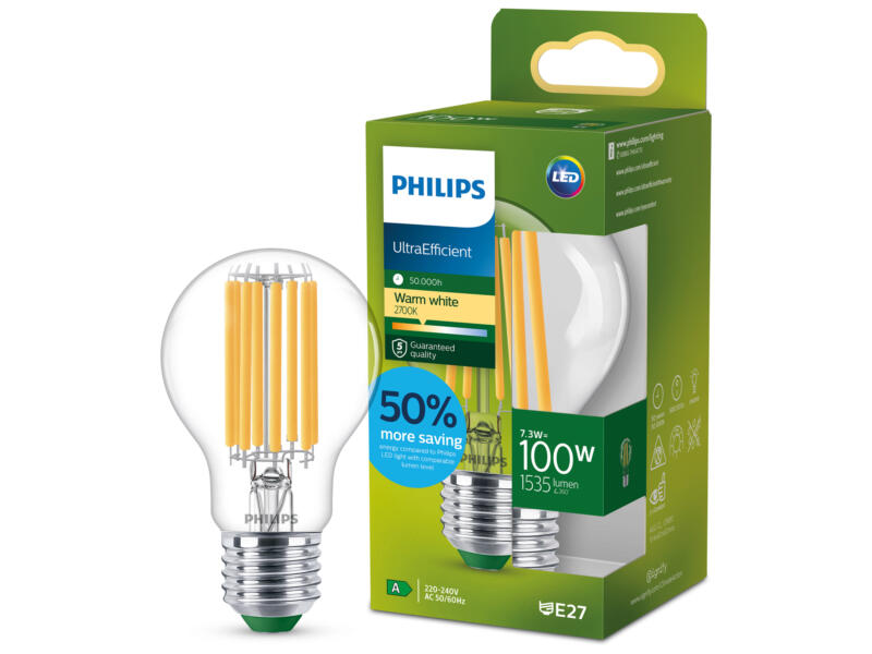 Philips LED bulb filament 100W E27 EELA ww