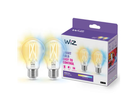 LED peerlamp filament E27 60W 2 stuks 1