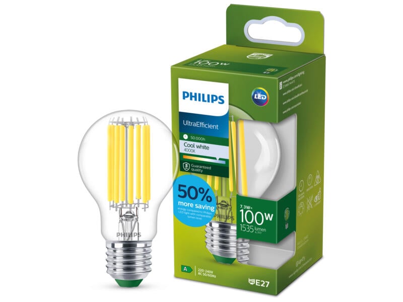 Philips LED bulb filament 100W E27 EELA cw
