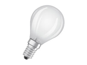 Osram LED peerlamp mat E14 4W warm wit 2 stuks
