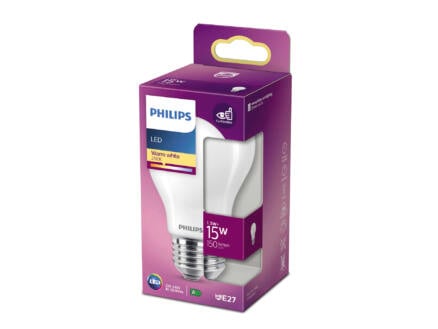Philips LED peerlamp mat glas E27 1,5W 1