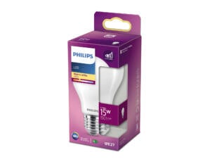 Philips LED peerlamp mat glas E27 1,5W