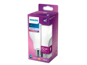 Philips LED peerlamp mat glas E27 17,5W koelwit