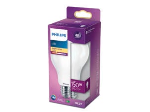 Philips LED peerlamp mat glas E27 17,5W