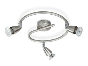 Prolight LED spiraalspot GU10 3x3W nikkel