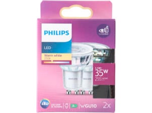 Philips LED spot GU10 3,5W 2 stuks