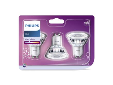 Philips LED spot GU10 3,5W 3 pièces 1