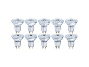 Osram LED spot GU10 4,3W koud wit 10 stuks