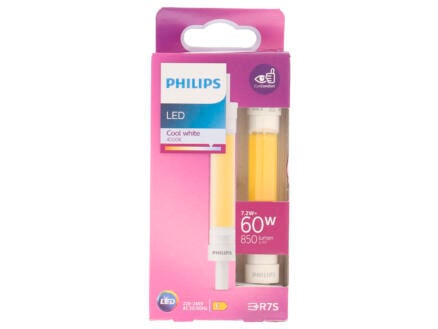 Philips LED staaflamp R7S 7,2W koud wit 1