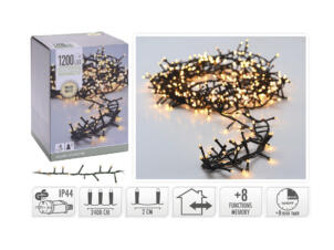 LED verlichting 24m warm wit