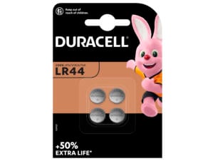Duracell LR44 pile bouton 1,5V 4 pièces