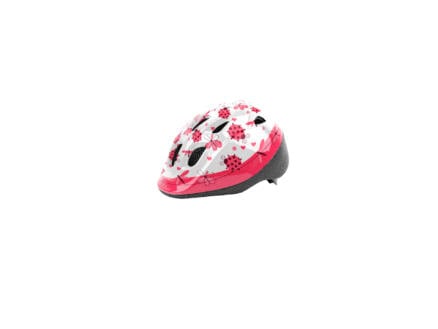 Maxxus Lady Bird casque de vélo enfant 46-53 cm blanc/rouge 1