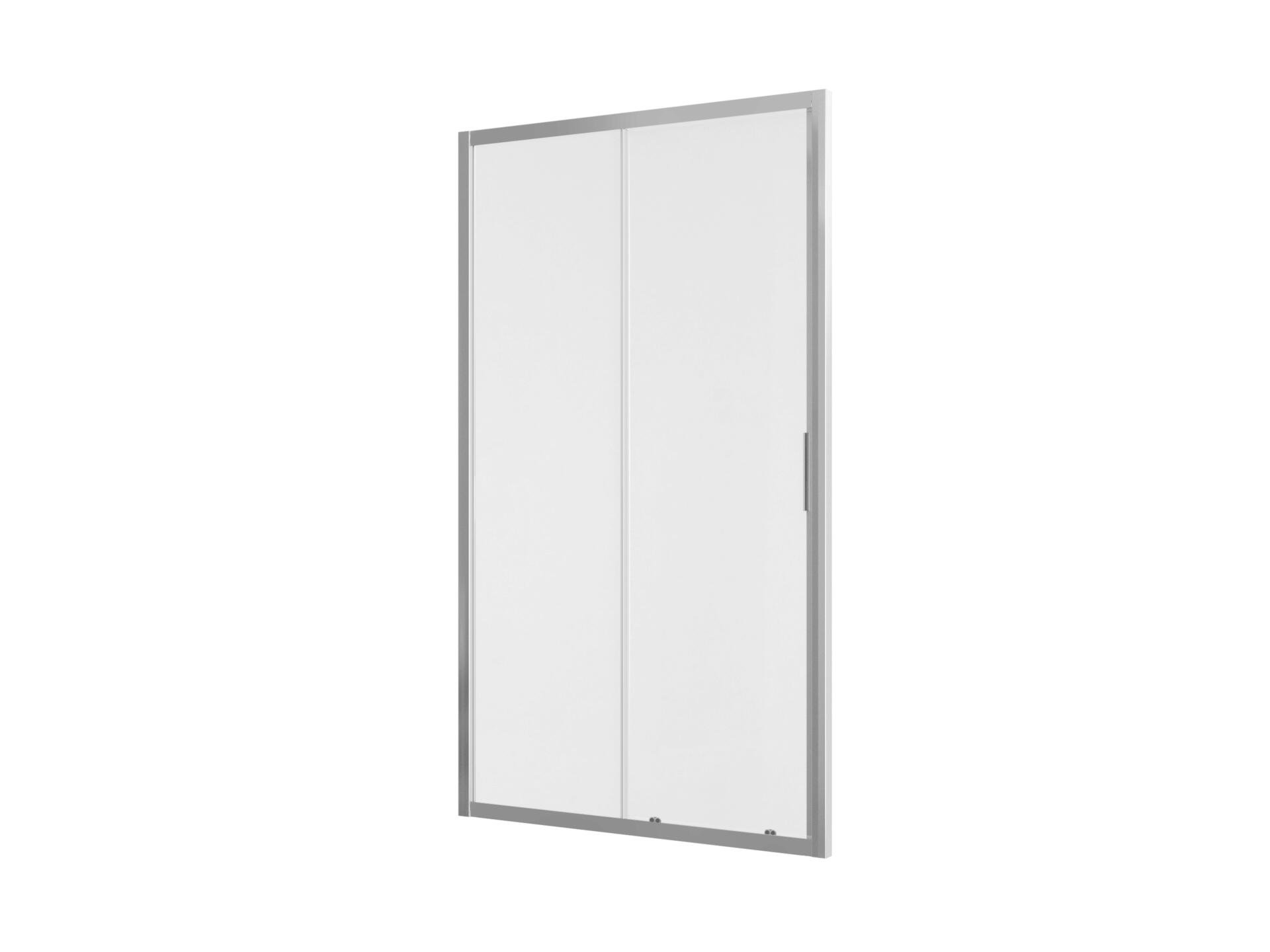 Allibert Laja porte de douche coulissante 126-131x200 cm extensible verre clair chrome