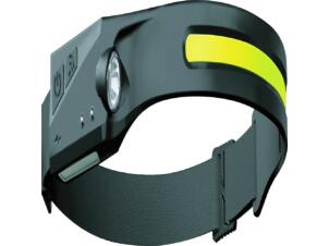 Lampe de tête LED rechargeable 3W noir