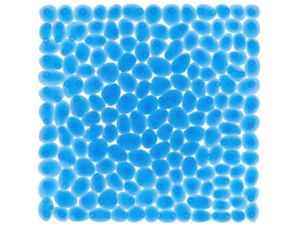 Differnz Lapis antislip douchemat 54x54 cm blauw 1