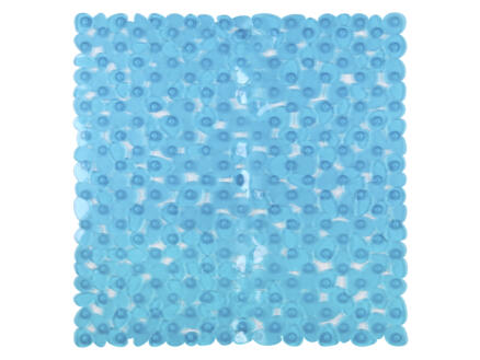 Differnz Lapis antislip douchemat 54x54 cm blauw 1