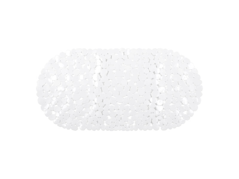 Differnz Lapis tapis de bain antidérapant 70x35 cm blanc