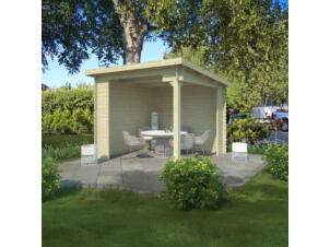 Outdoor Life Products Lara abri en bois 275x275x251 cm chalet