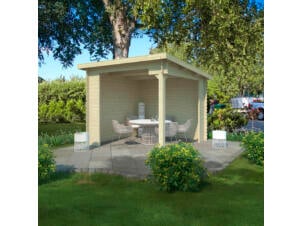 Outdoor Life Products Lara houten overkapping 275x275x251 cm blokhut
