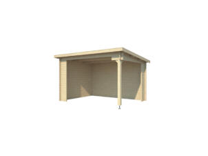 Outdoor Life Products Lara houten overkapping 380x275x251 cm blokhut