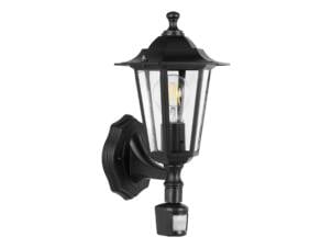 Eglo Laterna 4 applique murale avec capteur 60W noir