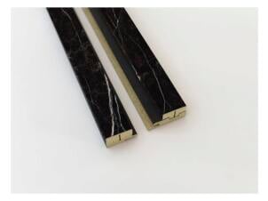 Maestro Latt Novo afwerkprofiel set zwart/black marble