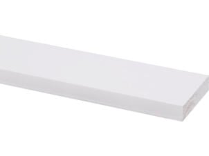 Latte rabotée 55x12 mm 270 cm pin blanc prépeint