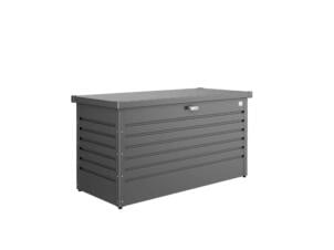 Biohort LeisureTime Box 130 kussenbox 134x62x71 cm donkergrijs metallic