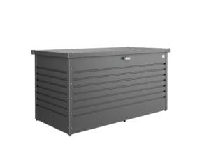 Biohort LeisureTime Box 160 kussenbox 159x79x83 cm donkergrijs metallic