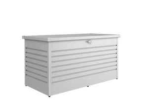 Biohort LeisureTime Box 160 kussenbox 159x79x83 cm zilver metallic