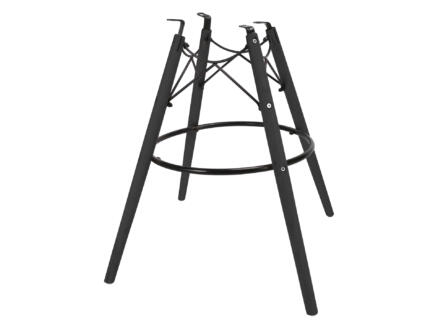 Practo Home Leksand stoelpoten 54x54x65 cm zwart 1