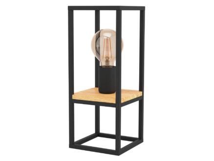Eglo Libertad lampe de table E27 max. 40W noir/bois